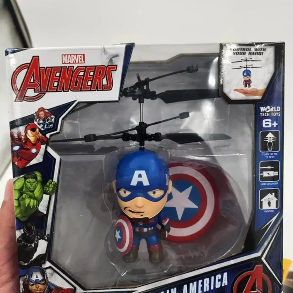 Captain America Flying Figure Helicopter Marvel Avenger Universe authentic